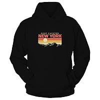 New York Vintage Port Chester Mountain Sunset Retro Home State Hiking Souvenir Gift