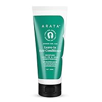 Arata Advanced Curl Care Leave-In Conditioner (100 ML) | Moisturizes & Deep Conditions For Soft Curls | Abyssinian Seed Oil, Aloe Vera & Pelvetia Canaliculata | Repairs & Conditions | CG Approved