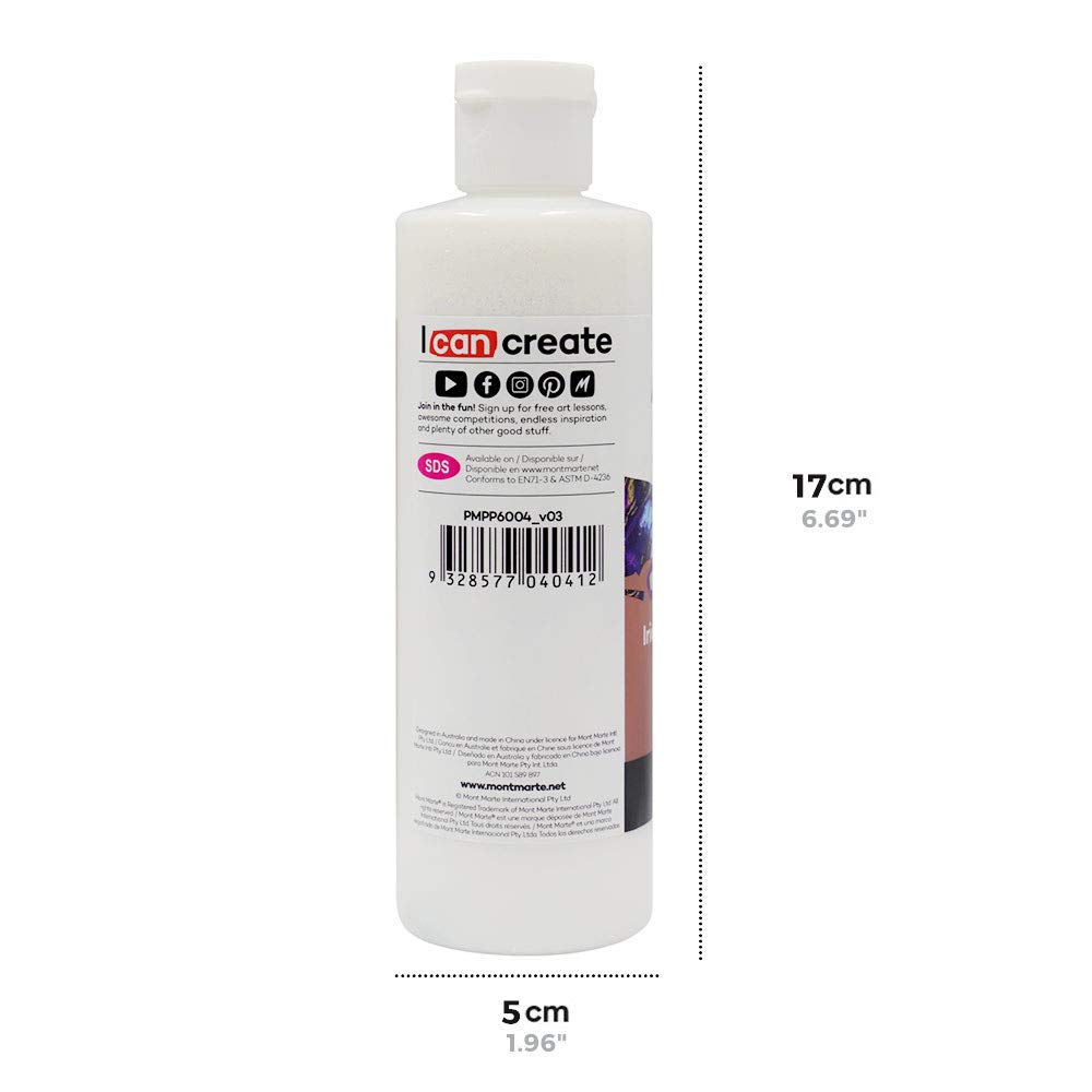 Mont Marte Premium Iridescent Varnish 8.1oz (240ml), Perfect for Acrylic  Painting and Fluid Art