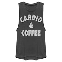 Fifth Sun Chin Up Cardio and Coffee Women's Muscle Tank