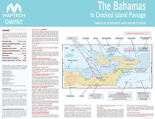 Maptech ChartKit the Bahamas to Crooked Island Passage Region 9 7th Edition