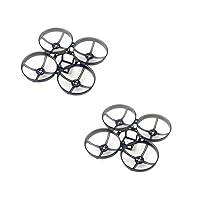2Pcs,Happymodel Mobula8 85mm Micro FPV Whoop Frame for 2 inch Props 702/703/802/1002/1102/1103 brushless Motors 1-2S Micro Carbon Fiber FPV Racing Quadcopter Quad Frame kit RC Drone Frame