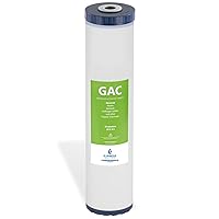 Express Water – Granular Activated Carbon Replacement Filter – Whole House Replacement Water Filter – GAC High Capacity Water Filter – 5 Micron Water Filter – 4.5” x 20” inch