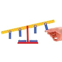hand2mind Mini Student Number Balance Beam Classroom Kit, Student Math Balance, Balance Scale for Classroom, Math Manipulatives Middle School, Weighted Balance Scale for Kids Learning (Set of 15)​