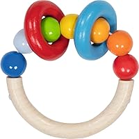 goki 65283 Grasping Toy Semi-Circular with Balls and 2 Rings