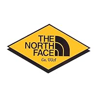 The North Face TNF Print Sticker NN32229 TNF Print Sticker, Caution Yellow, One Size