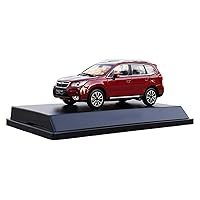 Scale Model Cars 1:43 Fit for Subaru Forester Car Red Alloy Diecast Model Vehicle Adult Collection Display Gift Toy Car Model