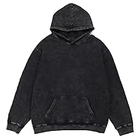 Clothing Black Hoodies Oversized Hip Sweatshirts Casual Pullover Clothes