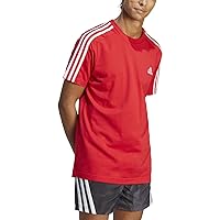 Men's Essentials Single Jersey 3-Stripes T-Shirt