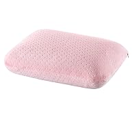 100% Memory Foam Pillow Adjustable Cross-Cut Fill for Stomach, Side, or Back Sleepersat for Toddler Pillow,Baby Pillow,and Pillow for Officce Napping & Travel,Pink
