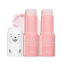 THESAEM Iceland Hydrating Collagen Eye Stick - Anti-wrinkle Moisturizing Eye Balm for Saggy Skin – Under Eye Treatment - Balm to Smooth Skin Texture - Rose Scent, 0.24oz 2 Pack