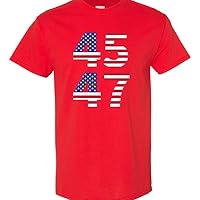 45 47 Funny Trump Political Republican Mens Novelty T-Shirt