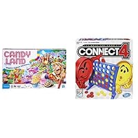 Candy Land - The Kingdom of Sweets Board Game and Connect 4 Game Bundle