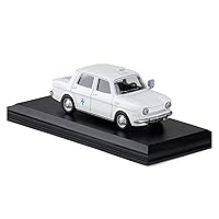Scale Model Cars 1:43 Fit for Simca 1000 Marseille 1962 Classic Cab Taxi Alloy Diecast Model Vehicle Collection Gift Toy Car Model