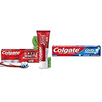 Optic White Stain Fighter Whitening Toothpaste, Clean Mint Flavor, Safely Removes Surface & Cavity Protection Regular Fluoride Toothpaste, White, 6 oz