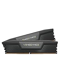 Vengeance DDR5 RAM 32GB (2x16GB) 6000MHz CL30 AMD Expo iCUE Compatible Computer Memory - Gray (CMK32GX5M2B6000Z30)