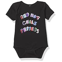 Red Hot Chili Peppers unisex-baby Official Cartoon OnesieBaby and Toddler