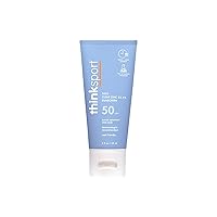 THINKSPORT Clear Zinc Face Sunscreen SPF 50, 2 FZ