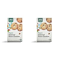 365 by Whole Foods Market, Cookie Oatmeal Raisin Organic, 12 Ounce (Pack of 2)