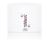 Hibiscus Hair Mask and Deep Conditioner Nourishes Dry Damaged Chemically Treated hair Split Ends & Detangler Organic Flower (8 OZ)