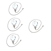 4 pcs Lighting Swirl Pendant Glass Decor Light House Decorations for Home Crystal Chandeliers Decoration for Home Branch Chandelier Home décor Ceiling Fan Pendant Hanging Drops