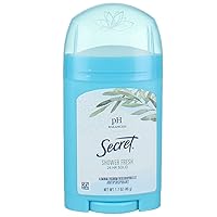 Secret Anti-Perspirant Deodorant Solid Shower Fresh 1.70 oz (Pack of 2)