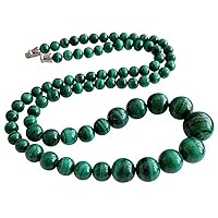 Genuine Natural Green Diopside Gemstone Round Beads Necklace 3.5mm 5A