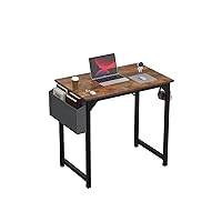 DUMOS 32 Inch Office Small Computer Desk Modern Simple Style Writing Study Work Table for Home Bedroom