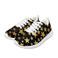 Children's Casual Shoes Fashion Cool Star Design Shoes Flat Heel Wear-Resisting Casual Sports Shoes Leisure Indoor and Outdoor Activities