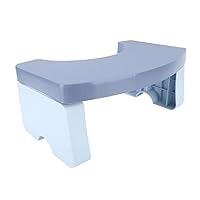 FTVOGUE Foldable Toilet Potty Stool PP Portable Squatting Potty Foot Stool for Standard 14 to 16 Inch Toilet Seats (Blue)