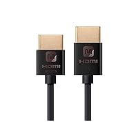 Monoprice 114196 HDMI High Speed Active Cable - 15 Feet - Black, 4K@60Hz, 18Gbps, HDR, 36AWG, YUV 4:4:4 - Ultra Slim Active Series