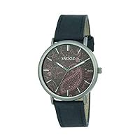 Snooz Men's Analogue Quartz Watch with Leather Strap Saa1041-86