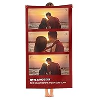 Personalized Beach Towel with Photo - Custom Beach Towel for Women Girl Boyfriend - Customized Photo Text Bath Towel - Customized Towel use as Birthday Gift 30inchx60inch