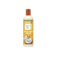 Creme of Nature Conditioner With Coconut Milk, Detangling And Conditioning Formula For Normal Hair, 12 Fl Oz (Pack of 1)