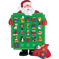 Dimensions Santa's Toys Countdown Advent Calender Felt Applique Kit