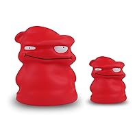 Anboor 2pcs Jumbo Squishies Monsters Soft Slow Rising Scented Squishys (Red & Red)