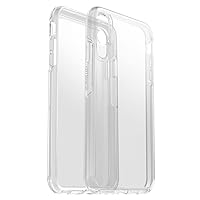OtterBox iPhone Xs Max Symmetry Series Case - CLEAR, ultra-sleek, wireless charging compatible, raised edges protect camera & screen