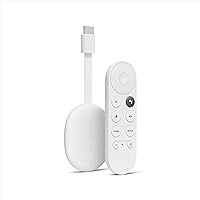 Chromecast with Google TV (HD) - Streaming Entertainment on Your TV with Voice Search - Watch Movies, Shows, and Live TV in 1080p HD - Snow
