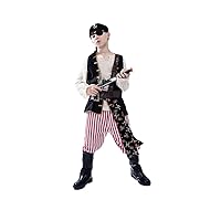 Boys Pirate Costume for Kids Halloween Cosplay Clothing