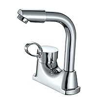 Touchless Kitchen Mixer Tap Pull Out Spray Automatic Sensor Kitchen Sink Faucet Ceramic spool Single Lever Faucets Chrome Single Lever Swivel Spout for Washroom and Bathroom Cloakroom