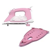 Oliso TG1600 Pro Plus 1800 Watt SmartIron with Auto Lift & Oliso Solemate Silicone Iron Soleplate Protector for TG Series Irons, Pink