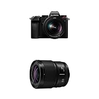 Panasonic LUMIX S5 Full Frame Mirrorless Camera (DC-S5KK) and LUMIX S Series 24mm F1.8 Lens (S-S24) Black