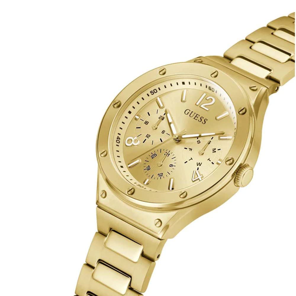 GUESS US Men's Gold-Tone Multifunction Watch, one