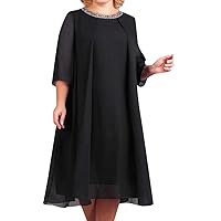 Vestido Womens Plus Size Sequin Short Midi Dress Ladies Cocktail Evening Party Dress