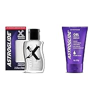 Silicone Lube (2.5oz) and Water Based Lube (4oz) Personal Lubricants Bundle