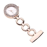 1pc Block Watch Lapel Watch Doctor Hanging Watch Relojes para Mujer Grape Charm Doctor Clip Watch The