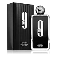Afnan 9 PM for Men Eau de Parfum Spray, 3.4 Ounce