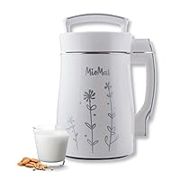 8in1 Plant Based Milk Maker | Make 40oz of Natural Almond Milk, Soy Milk, Oat Milk, Coconut Milk, and more ... + soups, porridges, smoothies, purées... | Automatically, at the touch of a button