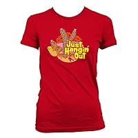 Just Hangin Out #377 - A Nice Funny Humor Junior Cut Women's T-Shirt