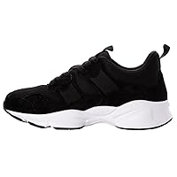 Propet Mens Stability Stratum Walking Walking Sneakers Shoes - Black